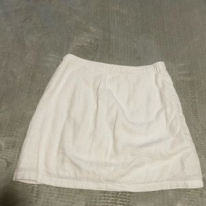 Abercrombie White mini skirt